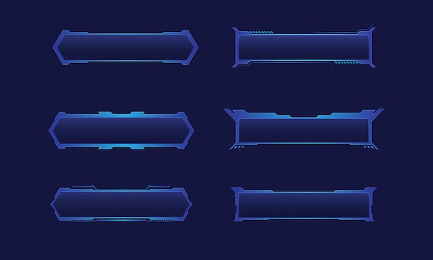 abstract sci fi frame template layout design concept achtergrond vector illustratiex9
