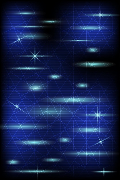 Abstract science and telecom data element on dark blue background