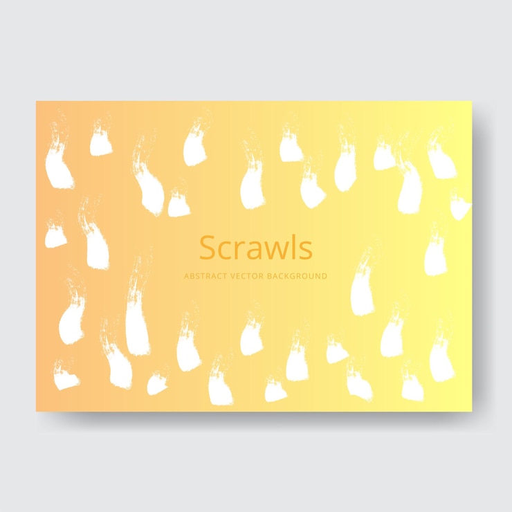 Vector abstract scribbles background