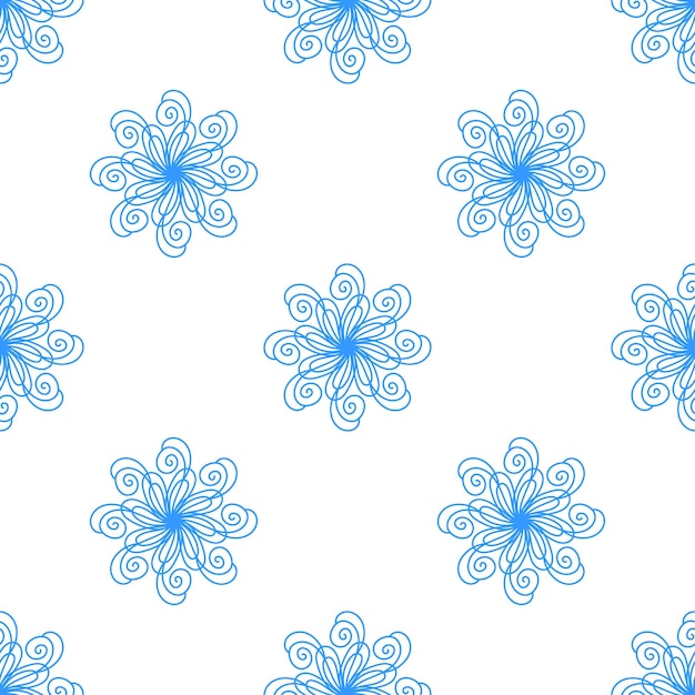 Abstract seamless background with snowflakes for textile wallpaper packaging scrapbook wrapping paper web pages