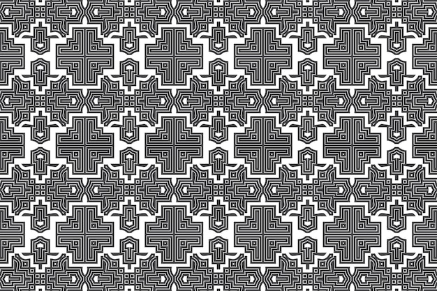 Abstract seamless design lines pattern