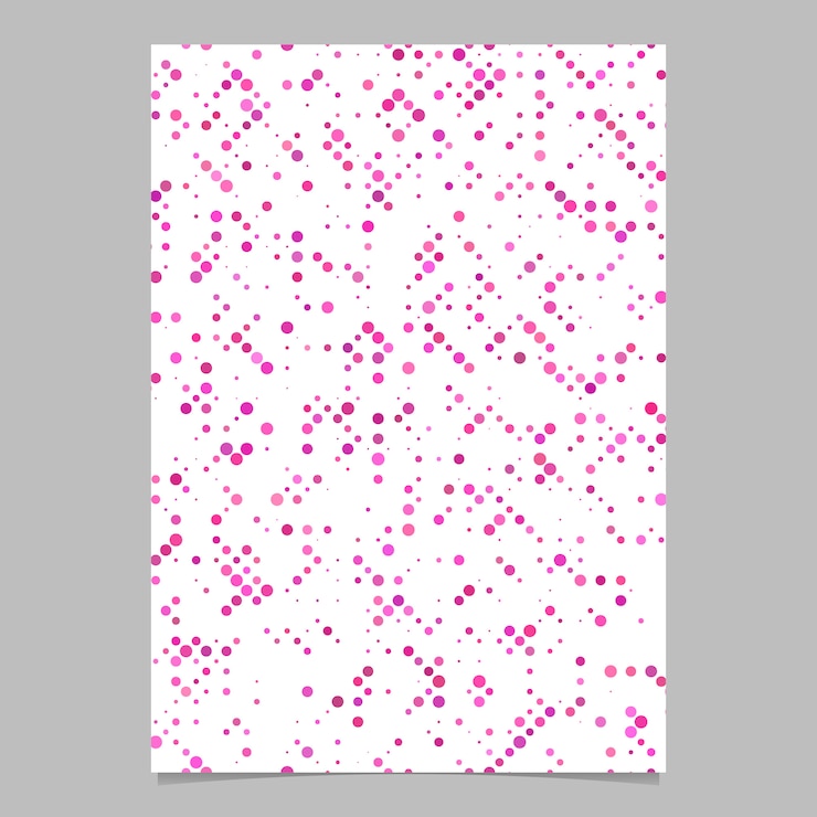 Vector abstract seamless dot pattern flyer background