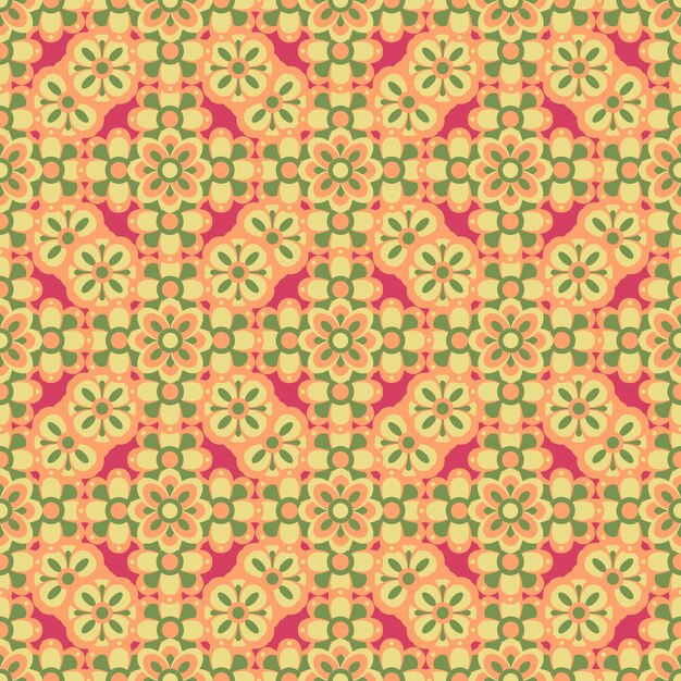 abstract seamless flower pattern repeat pattern
