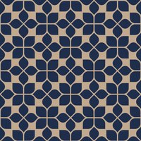 Abstract seamless geometric floral pattern oriental style