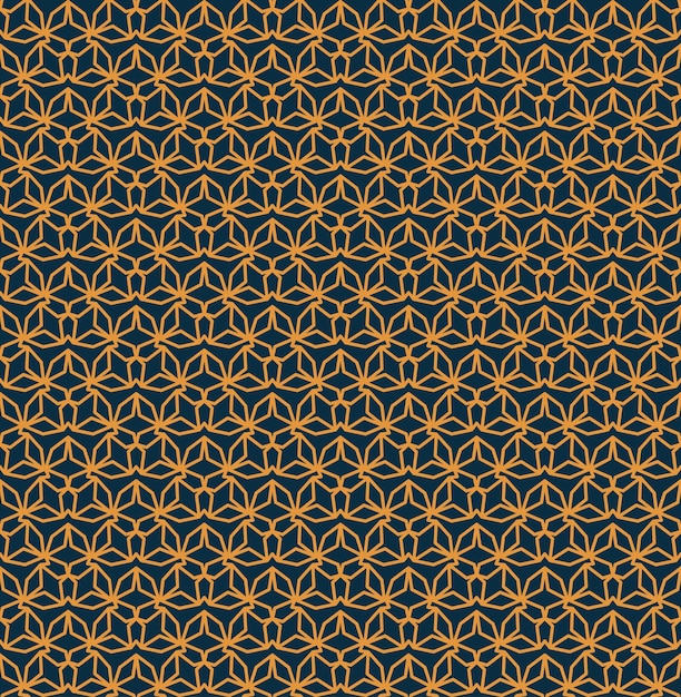 Vector abstract seamless geometric pattern background with lines oriental ornaments patterns