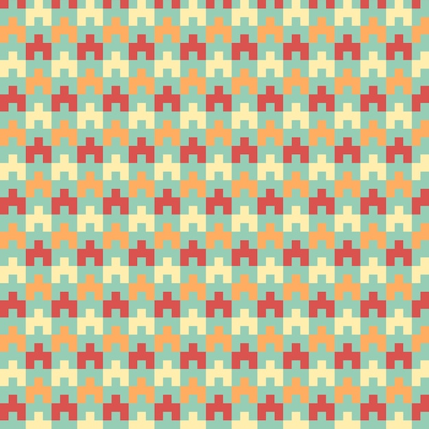 Abstract seamless geometric pattern color Vector illustration