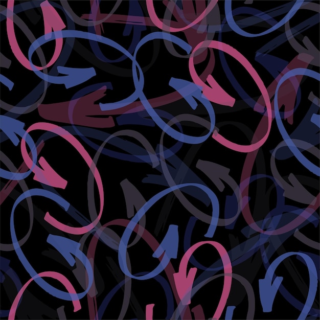 Вектор Абстрактный бесшовный геометрический рисунок грунж городской повторяющийся фон для мальчиков текстильная оберточная бумага линии элементы треугольники стрелки в ярко-голубых зеленых черных цветах