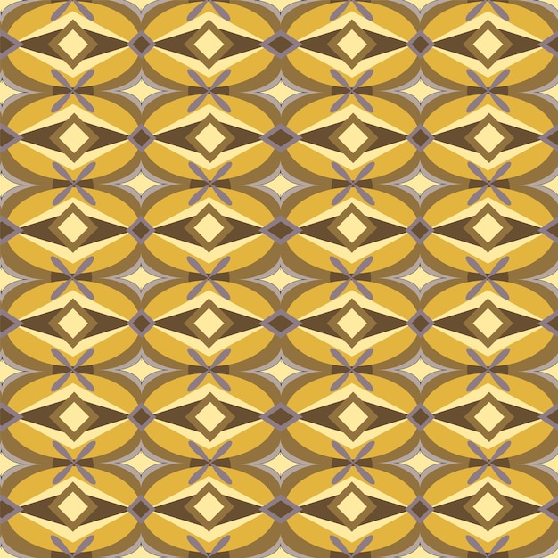 Abstract seamless geometric pattern retro style print design fabric background