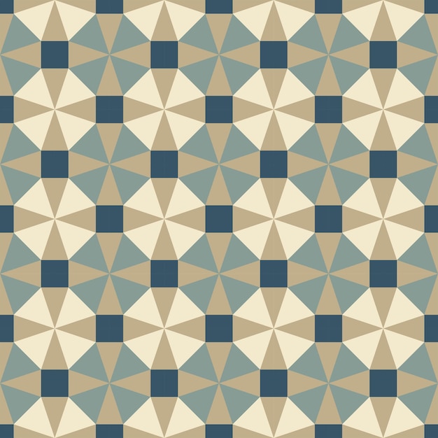 Abstract seamless geometric pattern, vintage style, shapes,  elements, ornament