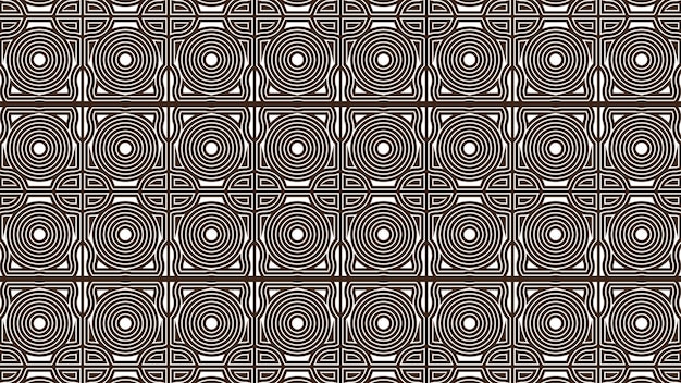 Vector abstract seamless geometric pattern