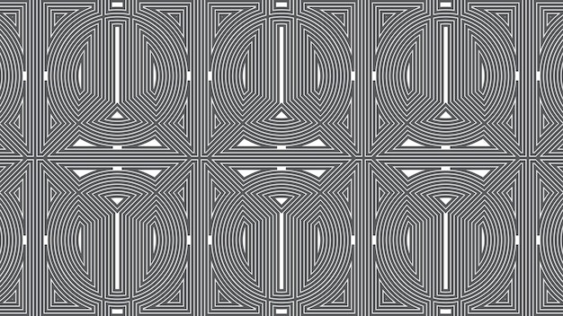 Vector abstract seamless geometric pattern