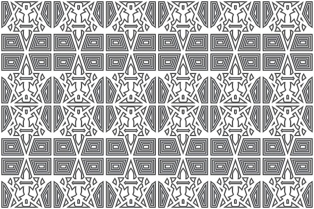 Abstract seamless geometric shape design pattern