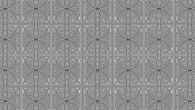 Abstract seamless geometric shape lines pattern background