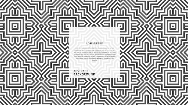 Abstract seamless geometric shape lines pattern