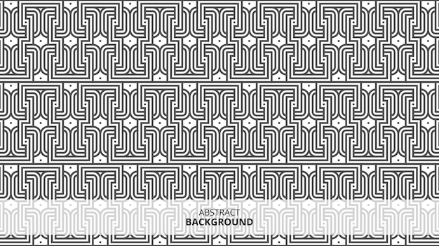 Modello di linee di forma geometrica senza cuciture astratto