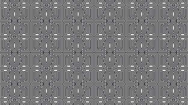 Vector abstract seamless lines pattern