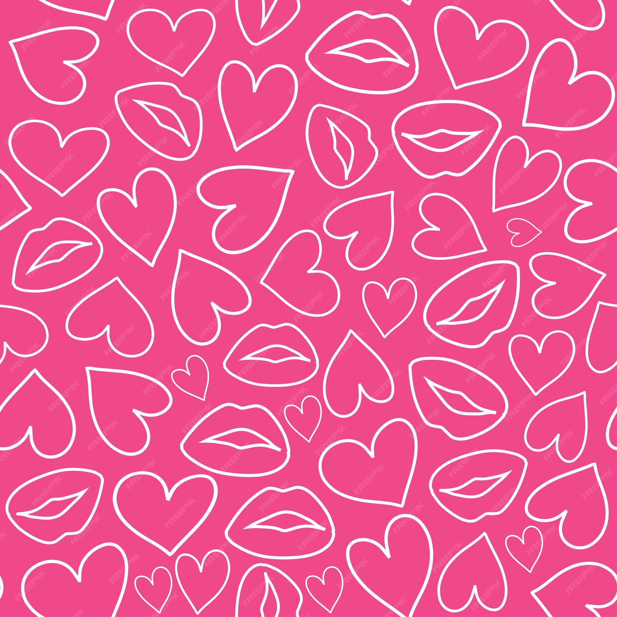 Premium Vector | Abstract seamless love pattern valentines day wrapping  paper romantic wallpaper for girls