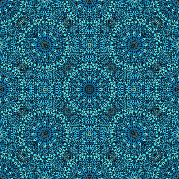 Abstract seamless oriental gem stone mandala pattern background design