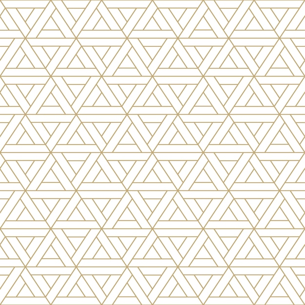 Abstract seamless ornamental pattern geometric design vector minimalistic luxury background