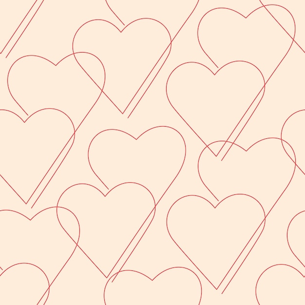 Abstract seamless pattern of hearts background. image for a poster or cover.