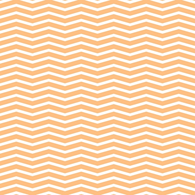 Abstract Seamless Pattern Orange Doodle Background Vector