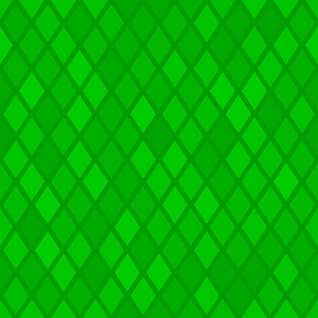 Abstract seamless pattern of small rhombus or pixels in green colors