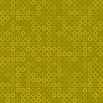 Modello senza cuciture astratto di piccoli anelli o pixel in colori gialli