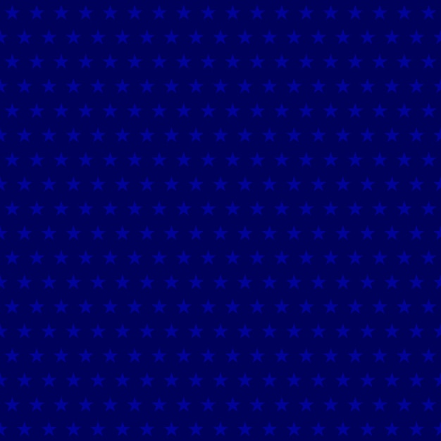 Abstract seamless pattern of small stars in blue colors