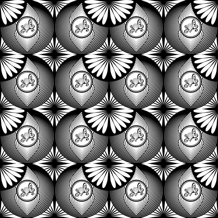 Vector abstract seamless pattern textured background illustration