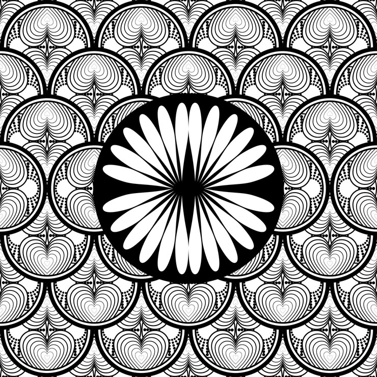 Vector abstract seamless pattern textured background illustration