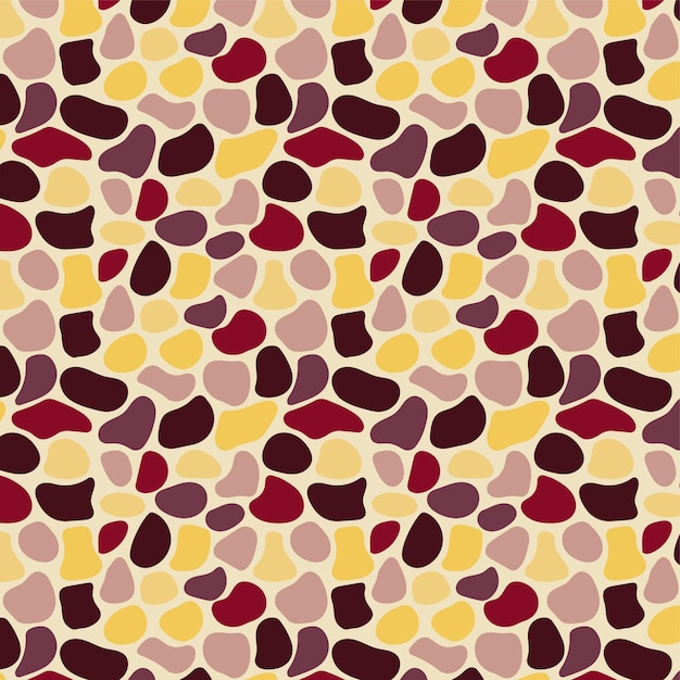 Abstract seamless pattern with creative elements