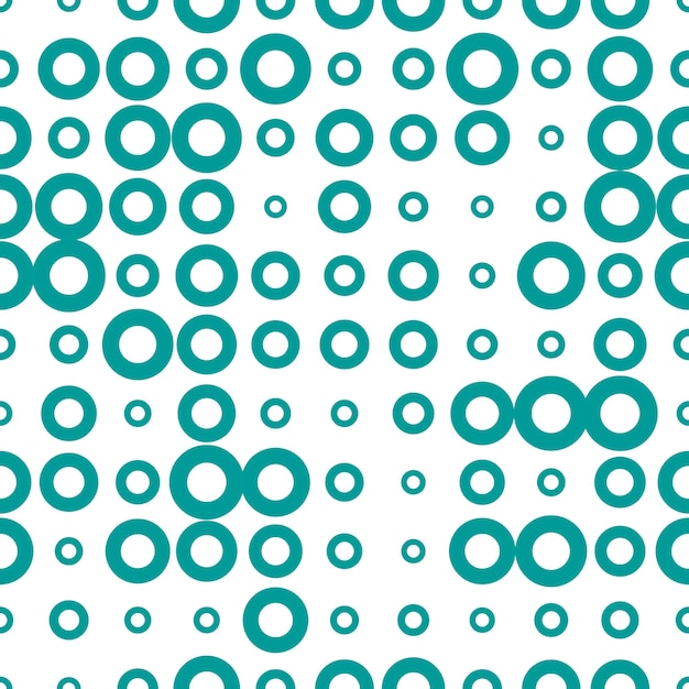 Vector abstract seamless pattern with grunge halftone dots, rings. dotted texture, background. polka dot