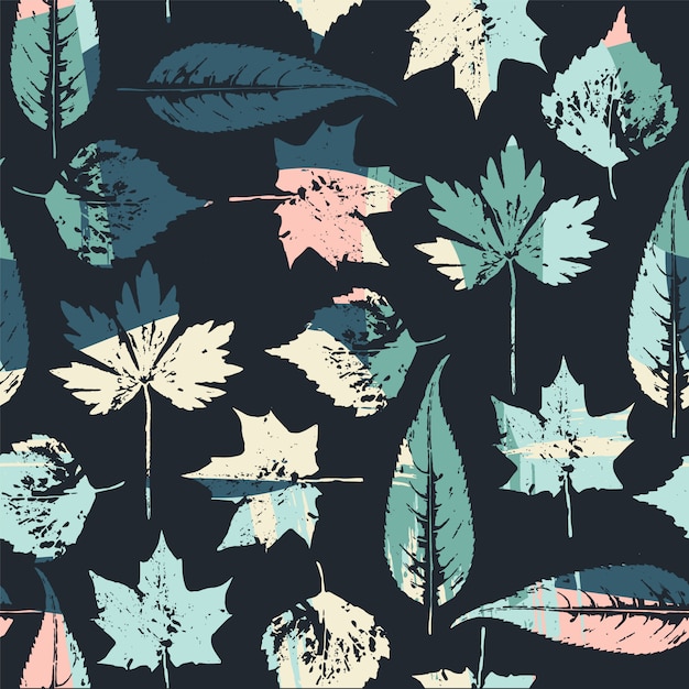 잎 추상 원활한 패턴