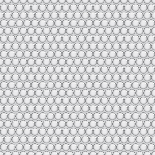 Abstract seamless pattern with round elements in gray colors background