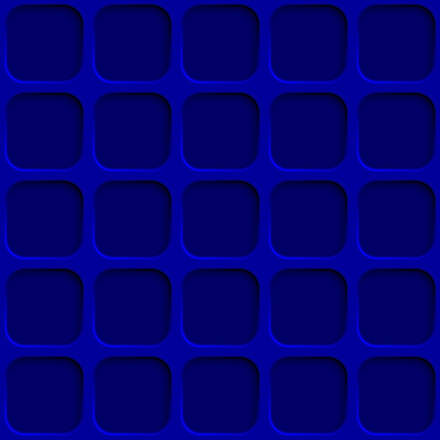 Vector abstract seamless pattern with squares holes in blue colors