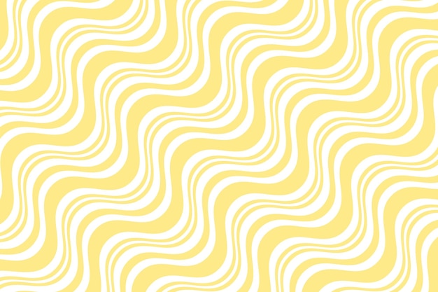 abstract seamless pattern with a yellow and white wavy lines