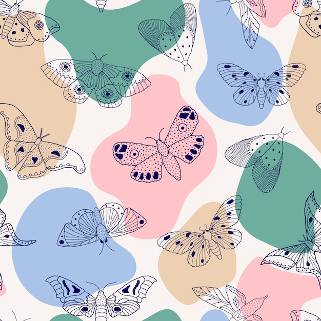 Abstract seamless pattern