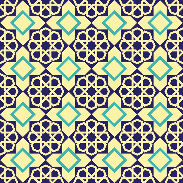 Abstract seamless patterns in Islamic style