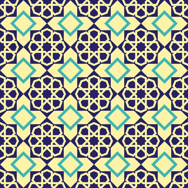 Vector abstract seamless patterns in islamic style