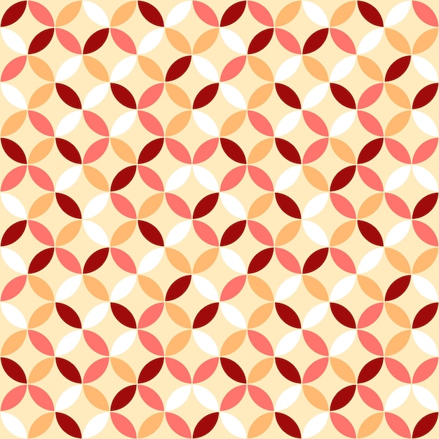 Abstract seamless single 4 bauhaus 2 red_beige random