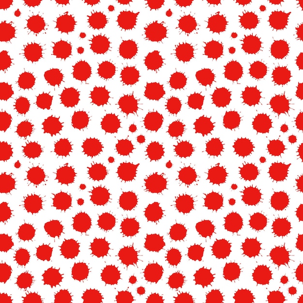 抽象的なシームレスなスパッタ赤いパターン