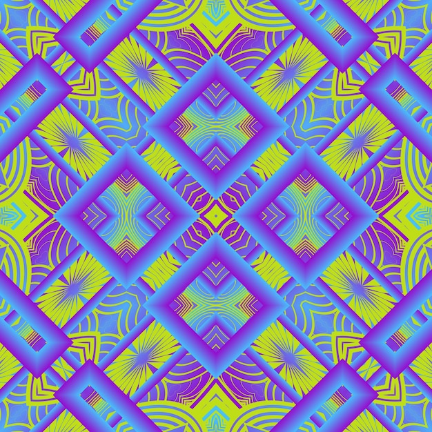 Абстрактный бесшовный текстурированный фон в фиолетовых и желтых тонах