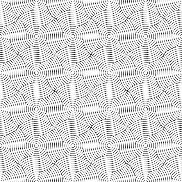 Abstract seamless vector pattern in zentangle style for texture design and design textiles and packaging for coloring