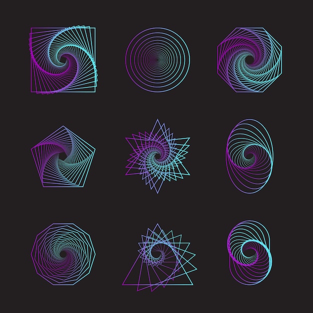 Abstract set of elements