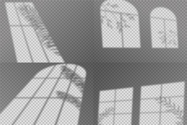 abstract shadows overlay effect concept