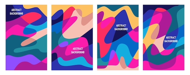 Abstract shape cover collection