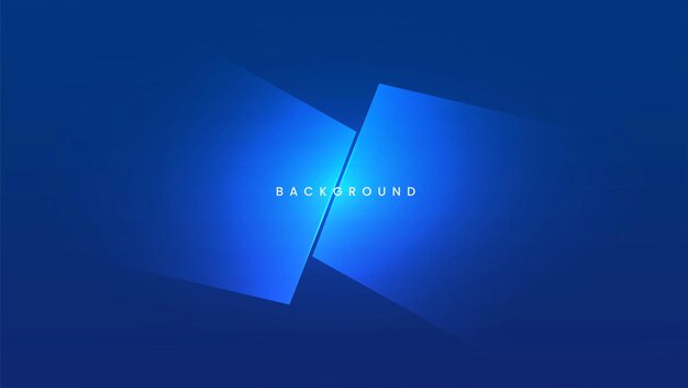 Vector abstract shape creative blue design background modern shiny blue gradient