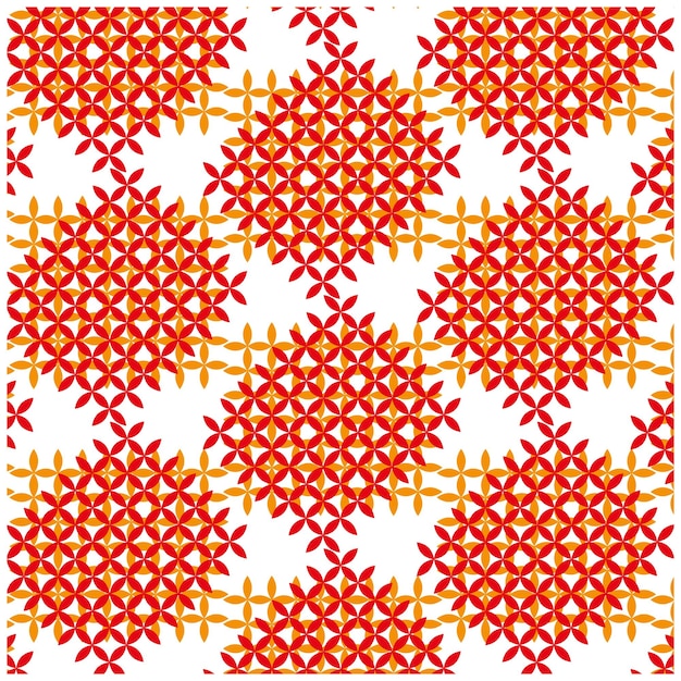 Vector abstract shape pattern design