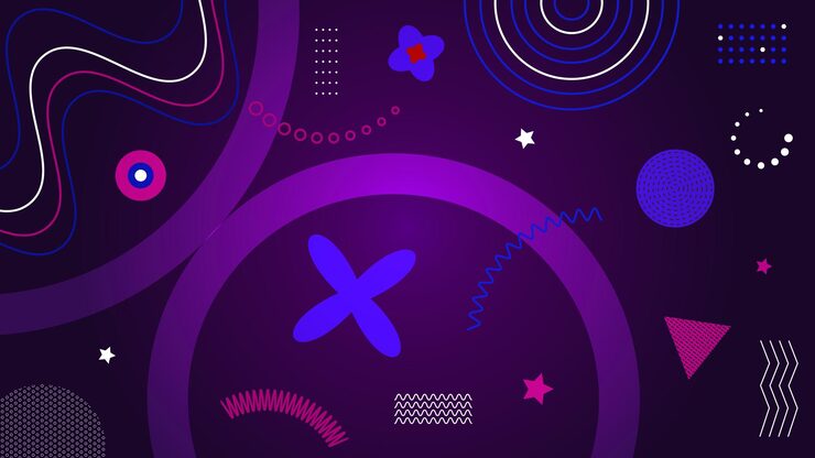 Vector abstract shape pattern trendy repeat simple modern geometric elements line textures minimal triangles circles and dots constructivism objects in minimal style vector design background