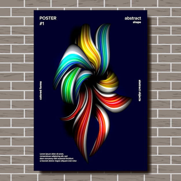Abstract Shape Poster 